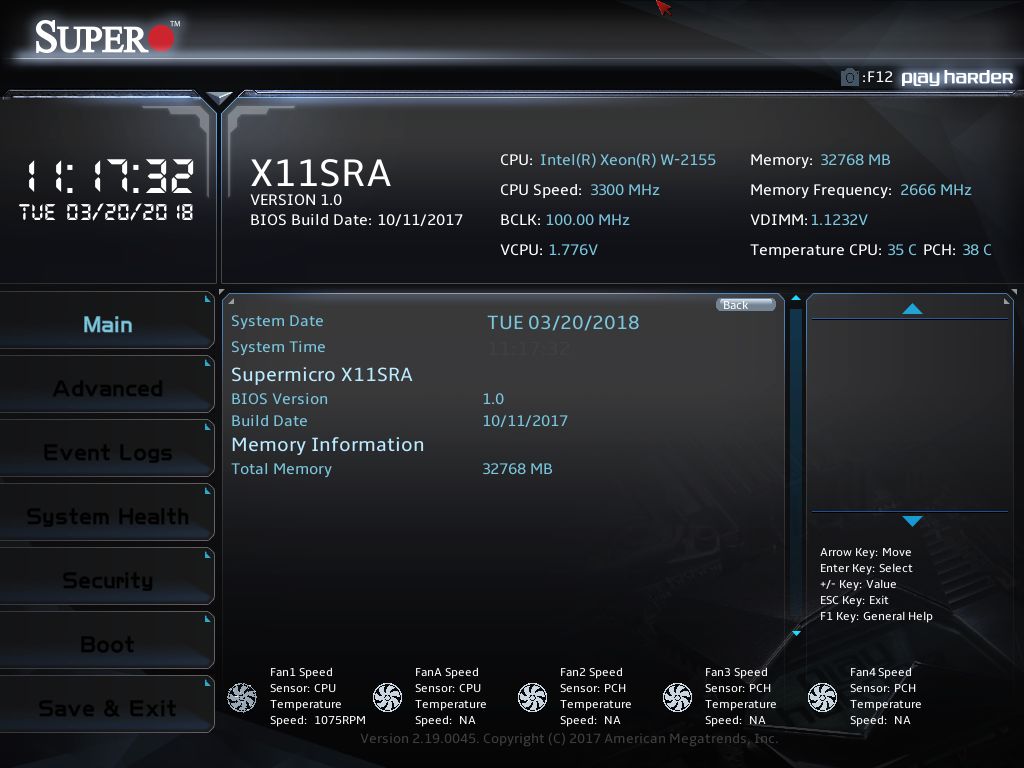 Как зайти в bios supermicro